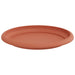 Tavă rotundă pentru flori 24 pcs Roșu cărămidă Ø 14 x 2 cm - WALTI WALTI