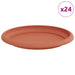 Tavă rotundă pentru flori 24 pcs Roșu cărămidă Ø 14 x 2 cm - WALTI WALTI
