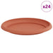 Tavă rotundă pentru flori 24 pcs Roșu cărămidă Ø 23,5 x 2,5 cm - WALTI WALTI