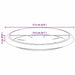 Tavă rotundă pentru flori 24 pcs Negru Ø 17,5 x 2 cm Plastic - WALTI WALTI