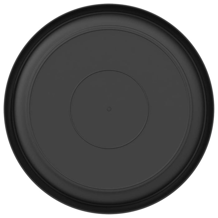 Tavă rotundă pentru flori 24 pcs Negru Ø 21,5 x 2,5 cm Plastic - WALTI WALTI