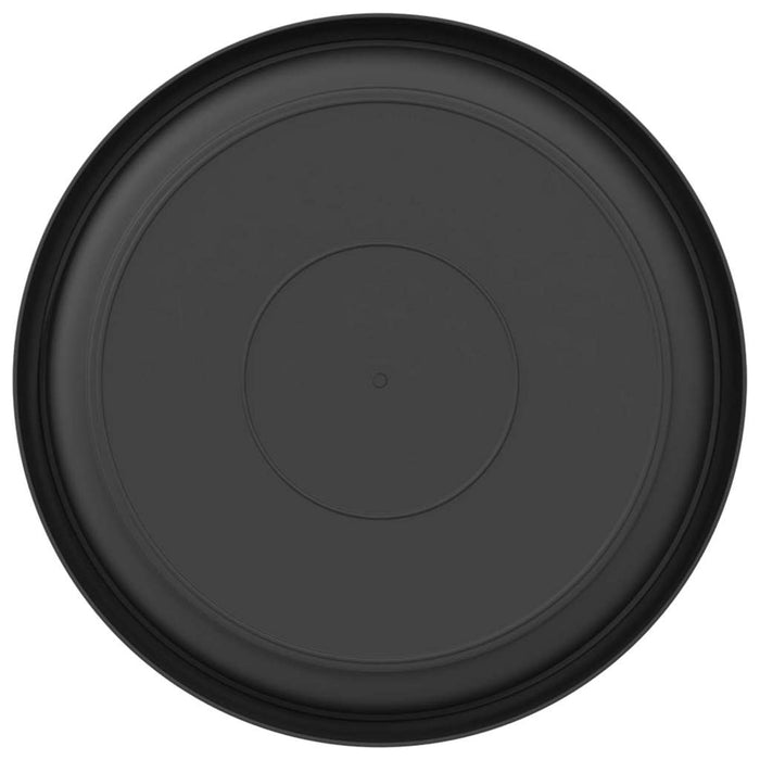 Tavă rotundă pentru flori 24 pcs Negru Ø 23,5 x 2,5 cm Plastic WALTI
