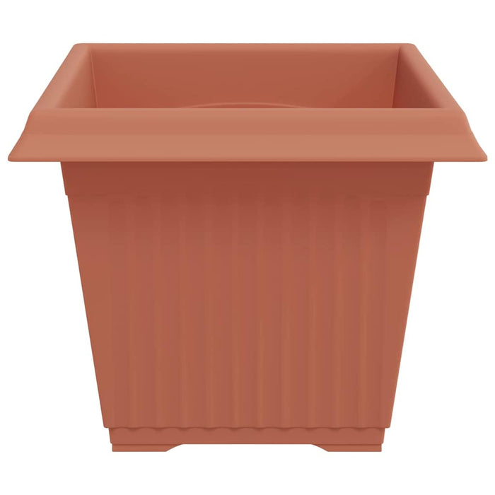 Vază pătrată pentru flori 6 pcs Roșu cărămidă Plastic - WALTI WALTI