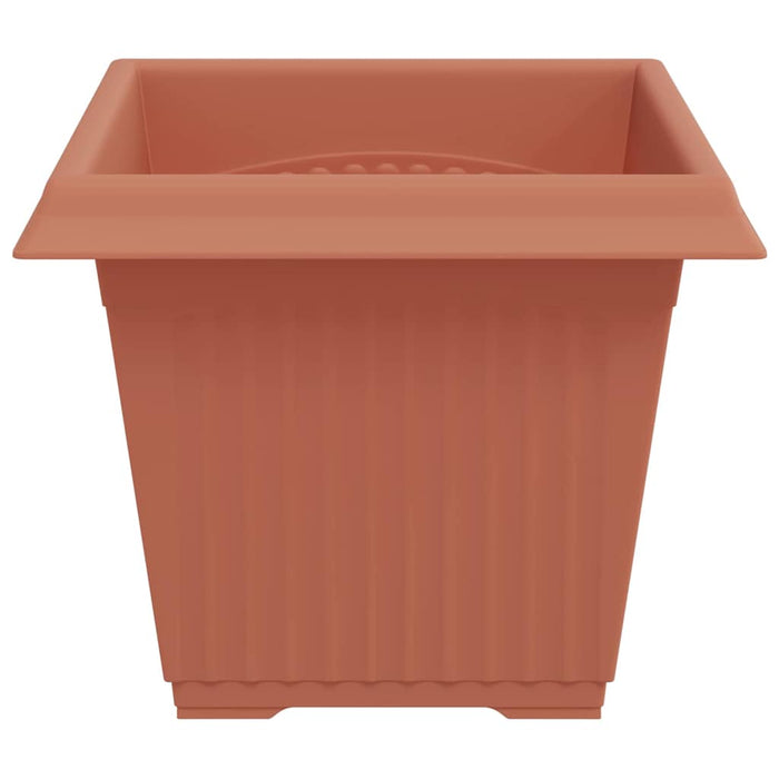 Vază pătrată pentru flori 6 pcs Roșu cărămidă 33 x 33 x 26 cm - WALTI WALTI