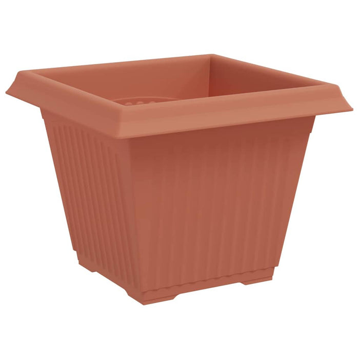 Vază pătrată pentru flori 6 pcs Roșu cărămidă 38 x 38 x 30 cm - WALTI WALTI