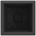 Vază pătrată pentru flori 6 pcs Negru 20 x 20 x 16 cm Plastic - WALTI WALTI