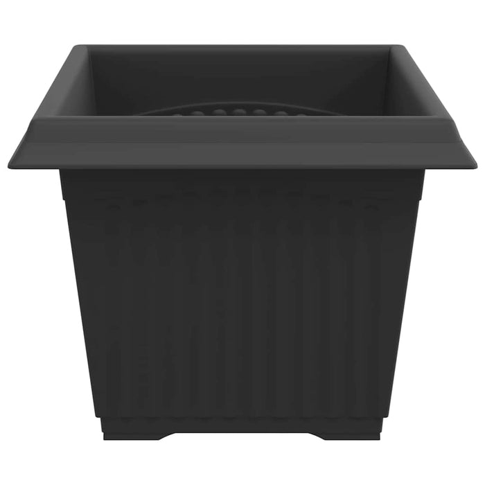 Vază pătrată pentru flori 6 pcs Negru 23 x 23 x 17,5 cm Plastic - WALTI WALTI