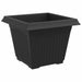 Vază pătrată pentru flori 6 pcs Negru 28,5 x 28,5 x 22 cm - WALTI WALTI