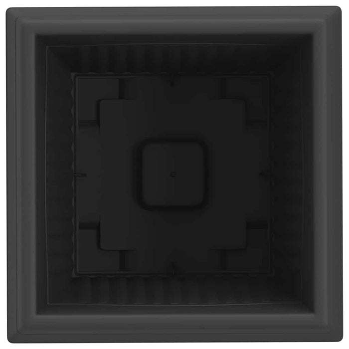 Vază pătrată pentru flori 6 pcs Negru 33 x 33 x 26 cm Plastic - WALTI WALTI