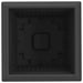 Vază pătrată pentru flori 6 pcs Negru 33 x 33 x 26 cm Plastic - WALTI WALTI