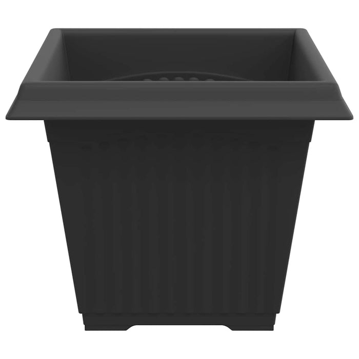 Vază pătrată pentru flori 6 pcs Negru 38 x 38 x 30 cm Plastic - WALTI WALTI