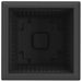 Vază pătrată pentru flori 6 pcs Negru 43 x 43 x 33,5 cm Plastic - WALTI WALTI