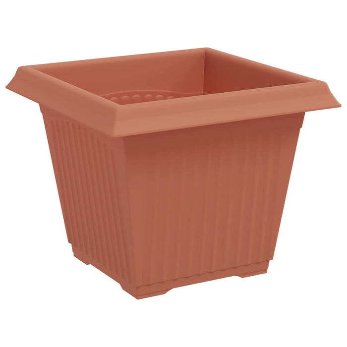 Vază pătrată pentru flori 24 pcs Roșu cărămidă 20 x 20 x 16 cm - WALTI WALTI