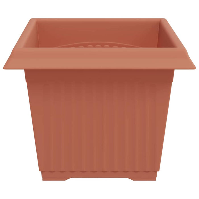 Vază pătrată pentru flori 24 pcs Roșu cărămidă Plastic - WALTI WALTI