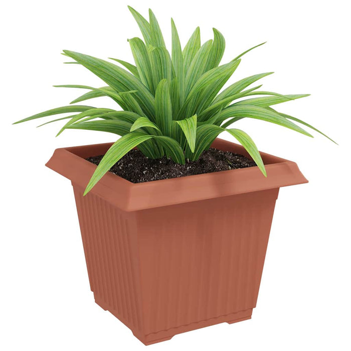 Vază pătrată pentru flori 24 pcs Roșu cărămidă 33 x 33 x 26 cm - WALTI WALTI