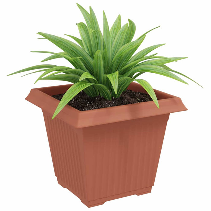 Vază pătrată pentru flori 24 pcs Roșu cărămidă 38 x 38 x 30 cm - WALTI WALTI