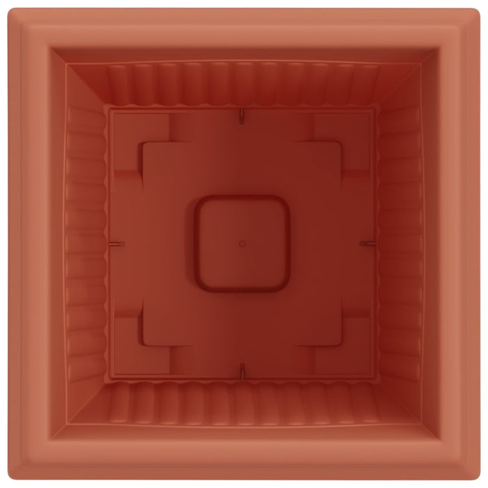 Vază pătrată pentru flori 24 pcs Roșu cărămidă 38 x 38 x 30 cm - WALTI WALTI