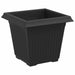 Vază pătrată pentru flori 24 pcs Negru 16 x 16 x 14 cm Plastic - WALTI WALTI