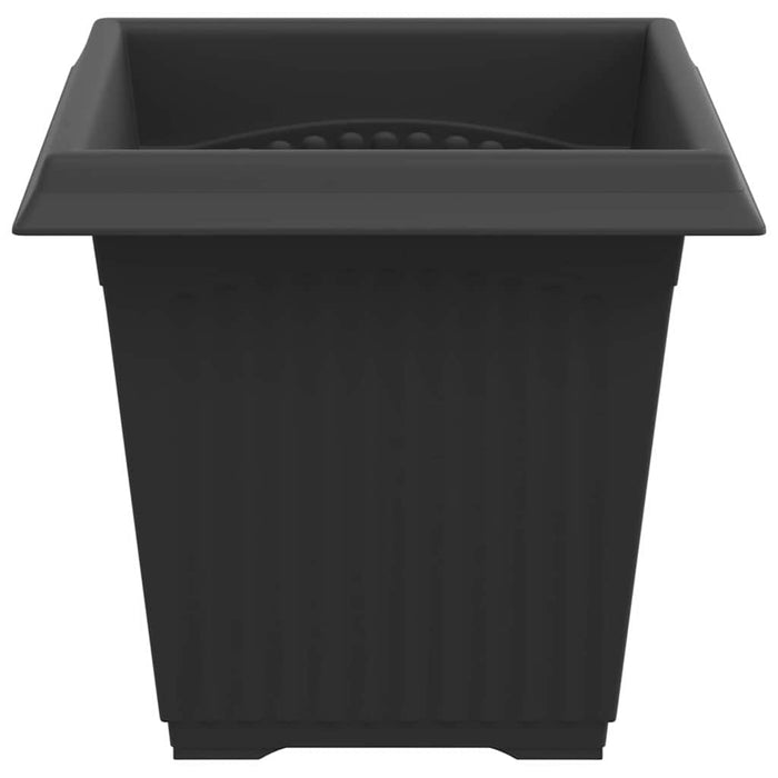 Vază pătrată pentru flori 24 pcs Negru 16 x 16 x 14 cm Plastic - WALTI WALTI