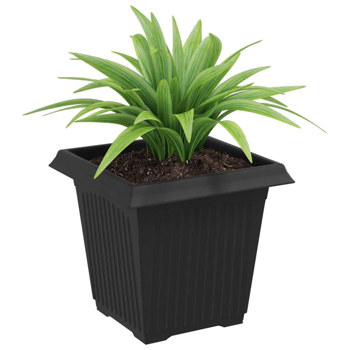 Vază pătrată pentru flori 24 pcs Negru 16 x 16 x 14 cm Plastic - WALTI WALTI