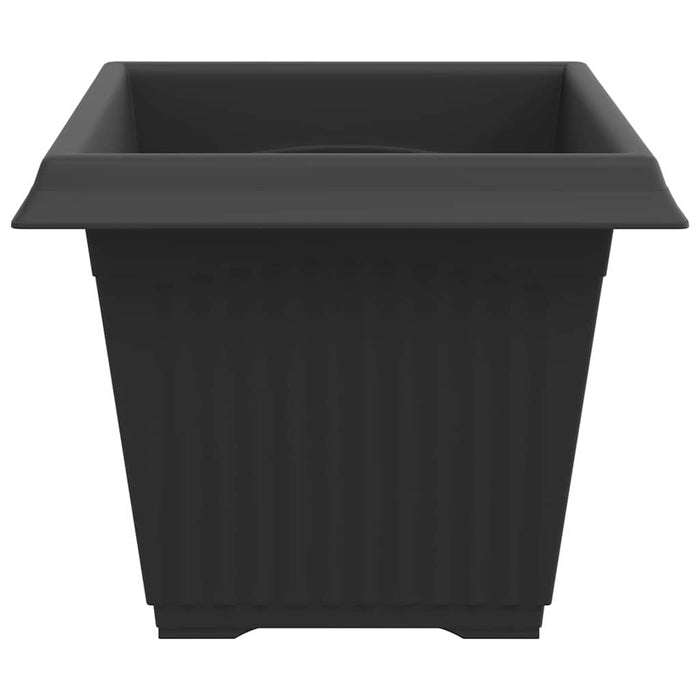 Vază pătrată pentru flori 24 pcs Negru 28,5 x 28,5 x 22 cm - WALTI WALTI