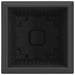 Vază pătrată pentru flori 24 pcs Negru 28,5 x 28,5 x 22 cm - WALTI WALTI