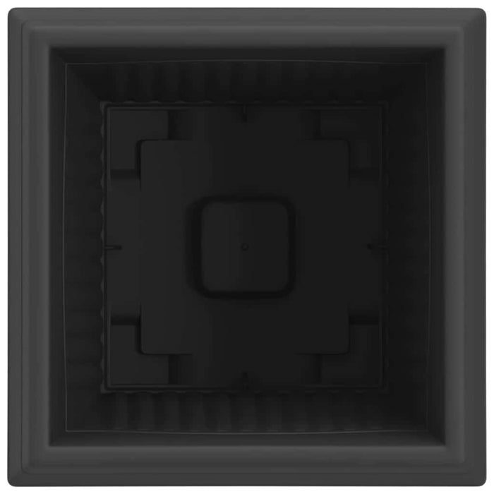 Vază pătrată pentru flori 24 pcs Negru 33 x 33 x 26 cm Plastic - WALTI WALTI