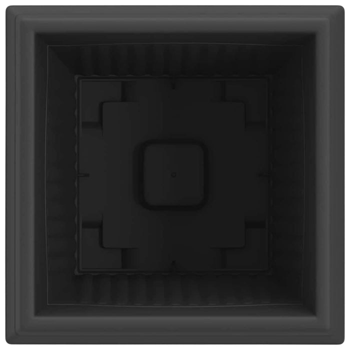 Vază pătrată pentru flori 24 pcs Negru 38 x 38 x 30 cm Plastic - WALTI WALTI