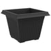 Vază pătrată pentru flori 24 pcs Negru 43 x 43 x 33,5 cm - WALTI WALTI