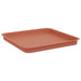 Tavă Pătrată pentru Flori 6 pcs Roșu cărămidă 36 x 36 x 2.5 cm - WALTI WALTI