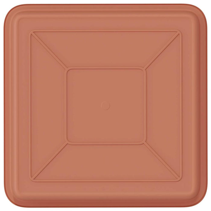 Tavă Pătrată pentru Flori 24 pcs Roșu cărămidă 18 x 18 x 2 cm - WALTI WALTI