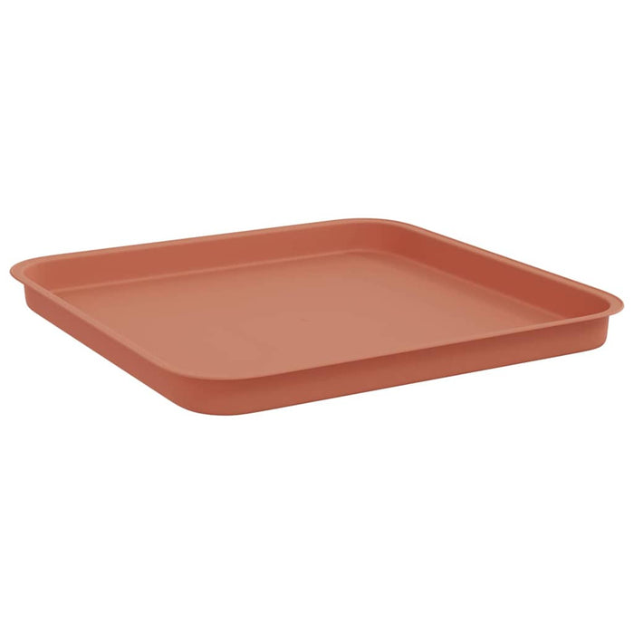Tavă Pătrată pentru Flori 24 pcs Roșu cărămidă 32 x 32 x 2,5 cm - WALTI WALTI