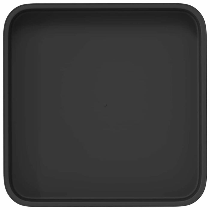 Tavă Pătrată pentru Flori 24 pcs Negru 15 x 15 x 2 cm Plastic - WALTI WALTI