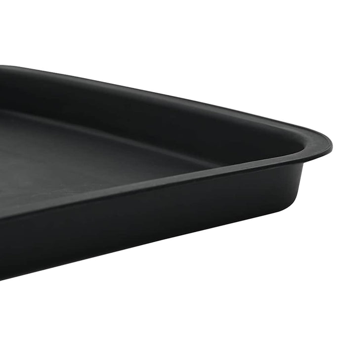 Tavă Pătrată pentru Flori 24 pcs Negru 21 x 21 x 2 cm Plastic - WALTI WALTI