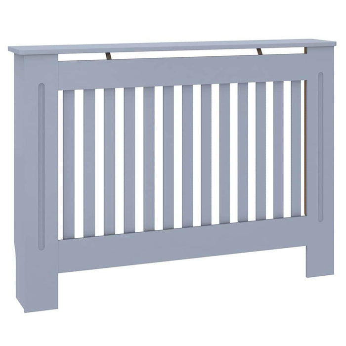 Capac pentru radiator 2 pcs Gri 112 x 19 x 81,5cm Lemn compozit - WALTI WALTI