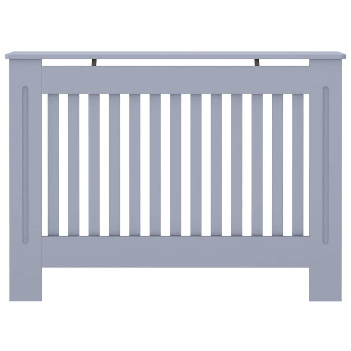 Capac pentru radiator 2 pcs Gri 112 x 19 x 81,5cm Lemn compozit - WALTI WALTI