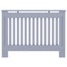 Capac pentru radiator 2 pcs Gri 112 x 19 x 81,5cm Lemn compozit - WALTI WALTI