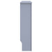 Capac pentru radiator 2 pcs Gri 112 x 19 x 81,5cm Lemn compozit - WALTI WALTI