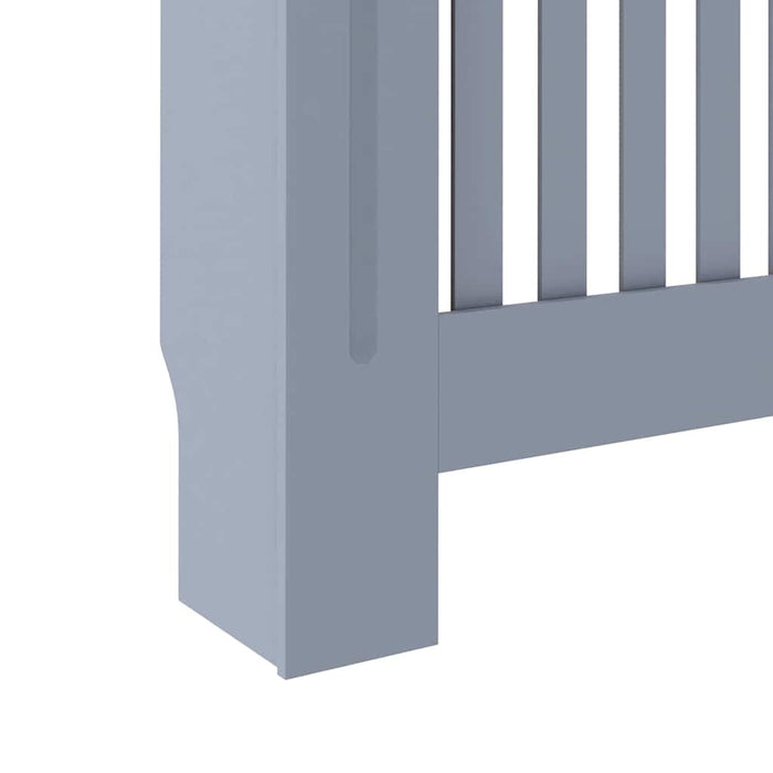 Capac pentru radiator 2 pcs Gri 152 x 19 x 81,5cm Lemn compozit - WALTI WALTI