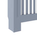 Capac pentru radiator 2 pcs Gri 152 x 19 x 81,5cm Lemn compozit - WALTI WALTI