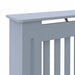 Capac pentru radiator 2 pcs Gri 152 x 19 x 81,5cm Lemn compozit - WALTI WALTI