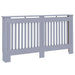Capac pentru radiator 2 pcs Gri 152 x 19 x 81,5cm Lemn compozit - WALTI WALTI
