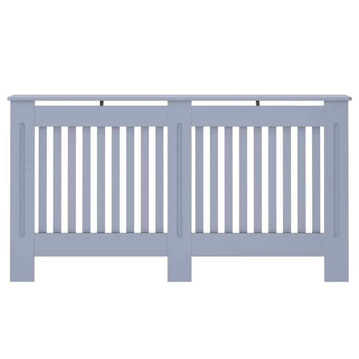 Capac pentru radiator 2 pcs Gri 152 x 19 x 81,5cm Lemn compozit - WALTI WALTI