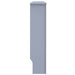 Capac pentru radiator 2 pcs Gri 152 x 19 x 81,5cm Lemn compozit - WALTI WALTI