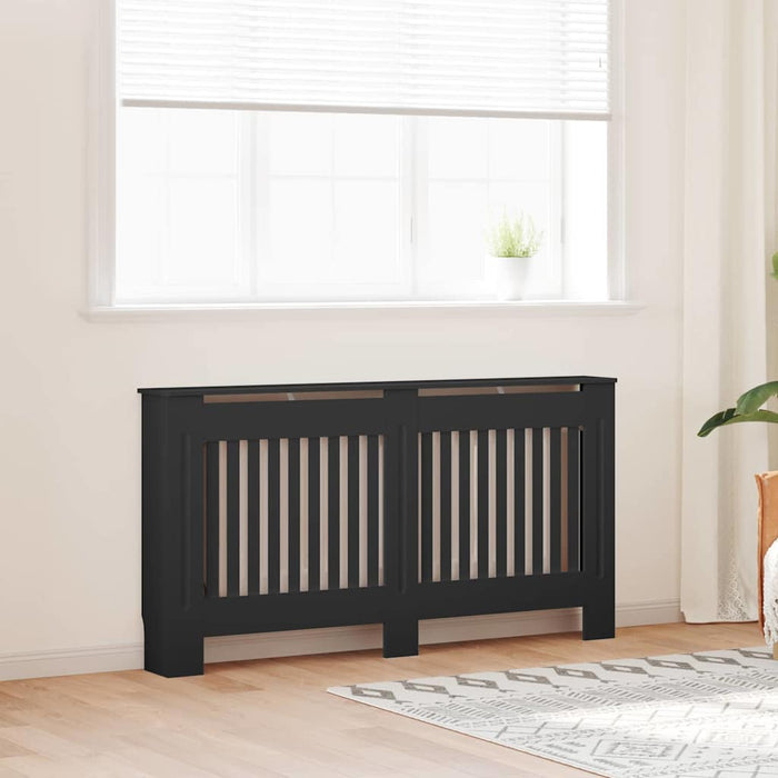 Capac pentru radiator 2 pcs Negru 152 x 19 x 81,5 cm WALTI