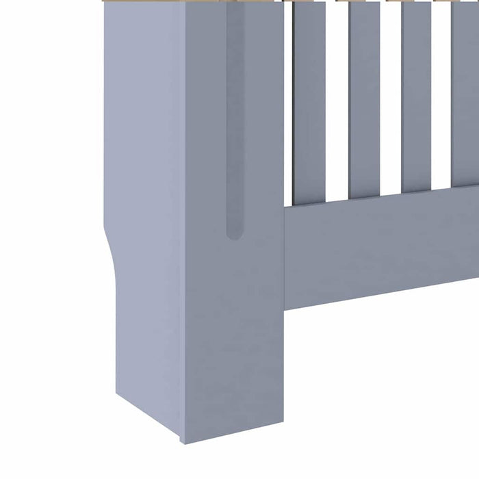 Capac pentru radiator 2 pcs Gri 172 x 19 x 81,5cm Lemn compozit - WALTI WALTI