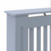 Capac pentru radiator 2 pcs Gri 172 x 19 x 81,5cm Lemn compozit - WALTI WALTI