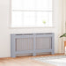 Capac pentru radiator 2 pcs Gri 172 x 19 x 81,5cm Lemn compozit - WALTI WALTI