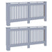 Capac pentru radiator 2 pcs Gri 172 x 19 x 81,5cm Lemn compozit - WALTI WALTI