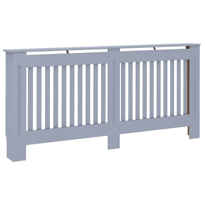 Capac pentru radiator 2 pcs Gri 172 x 19 x 81,5cm Lemn compozit - WALTI WALTI